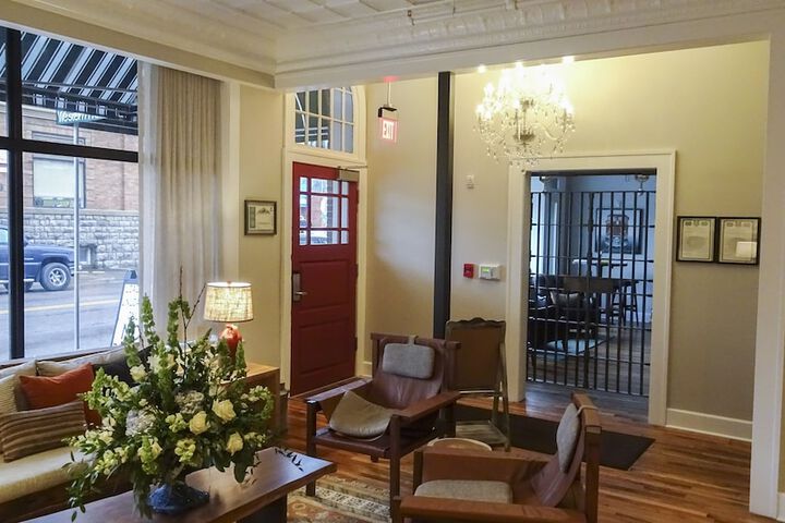 Interior entrance
