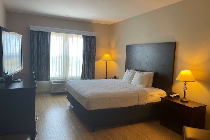 Accessible 1 King Mobility Accessible Bathtub Work Desk Microwave and Refrigerator WiFi Full Breakfast (5 of 13)