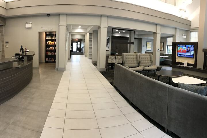 Interior entrance