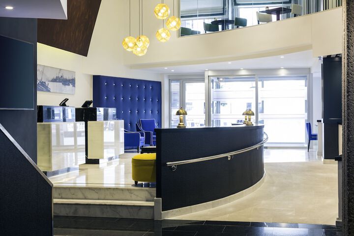 Interior entrance
