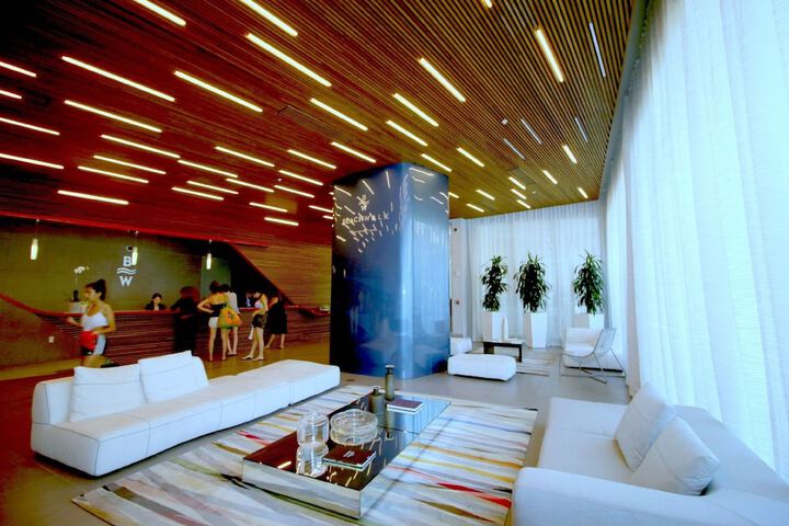 Lobby sitting area