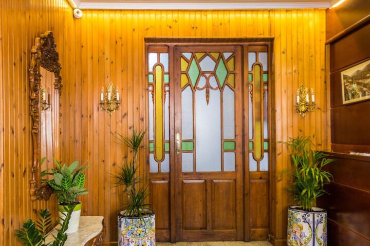 Interior entrance