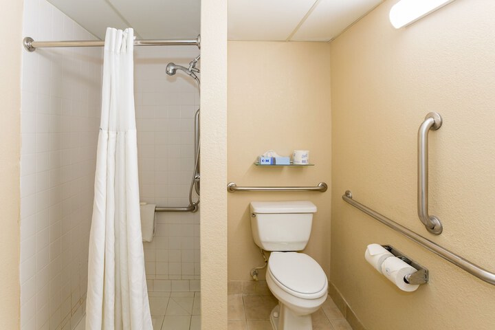 1 Queen Bed Mobility Accessible Roll in Shower (7 of 8)