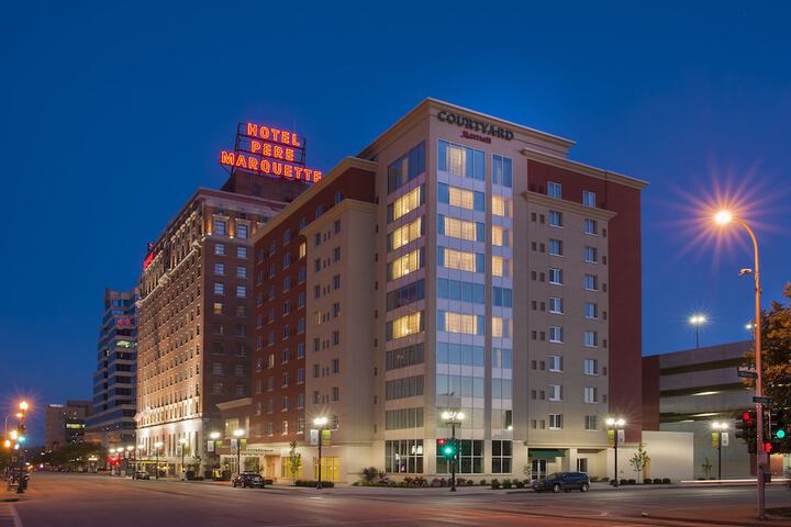 Front of property - evening/night