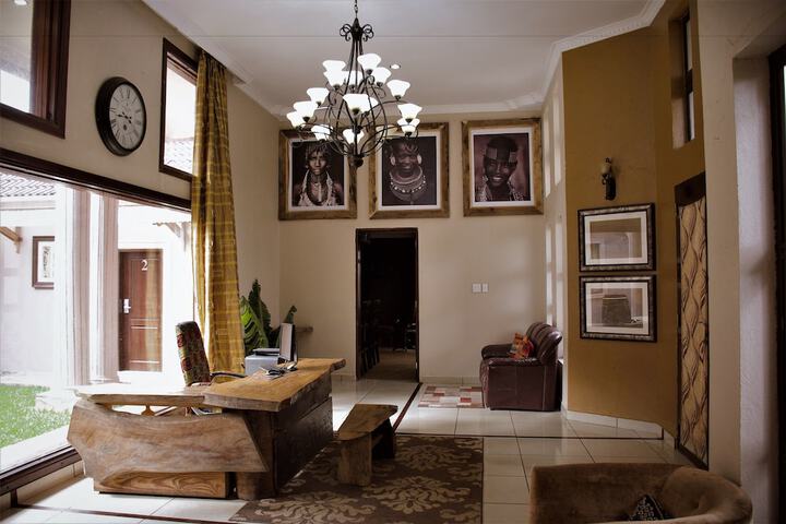 Interior entrance