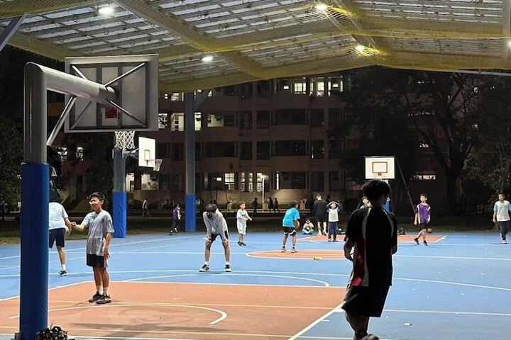 Tennis and Basketball Courts 49 of 90