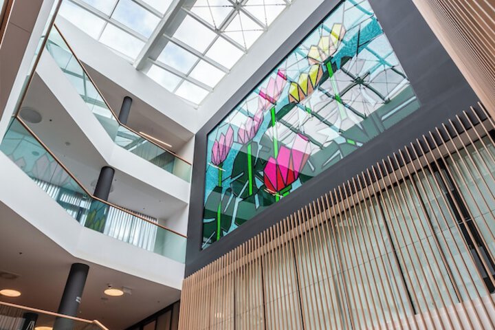 Interior entrance