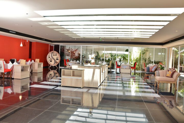 Interior entrance