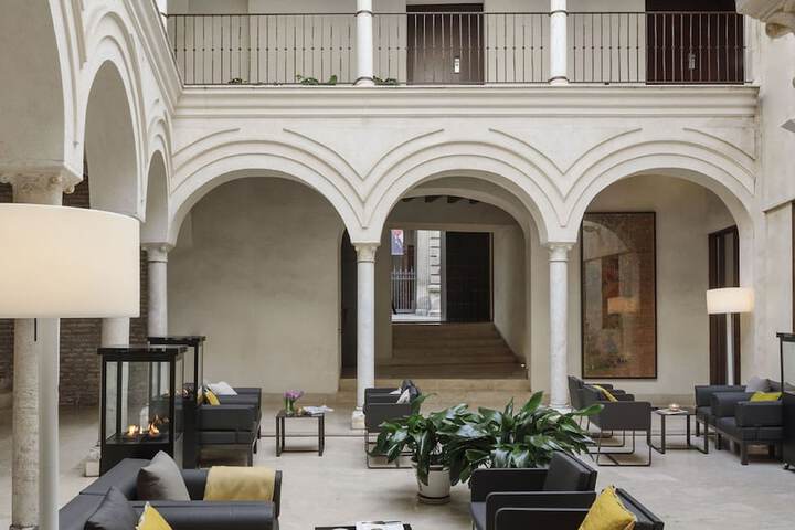 Interior entrance