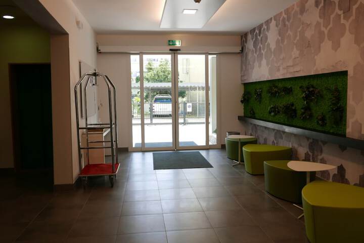 Interior entrance