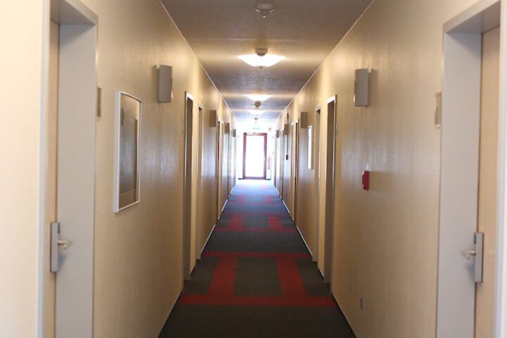 Interior entrance