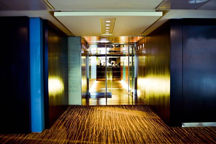 Interior entrance