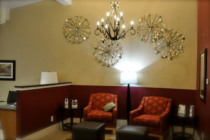 Lobby sitting area