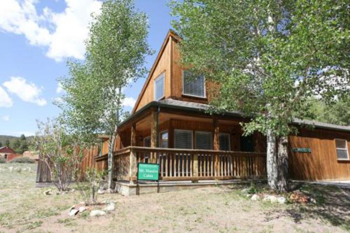 Exterior of Mt. Massive Chalet at Creekside Chalets Cabin