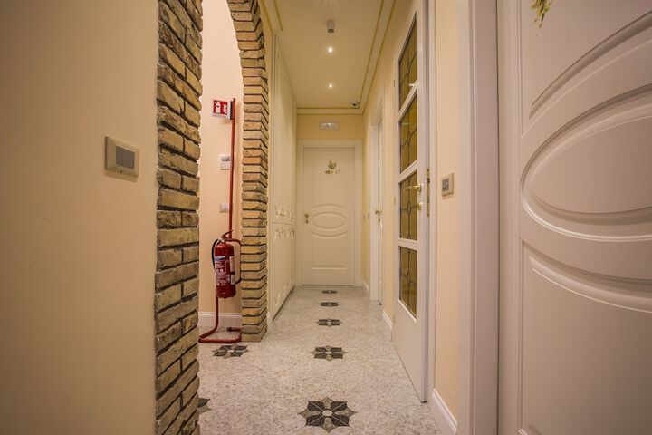 Interior entrance