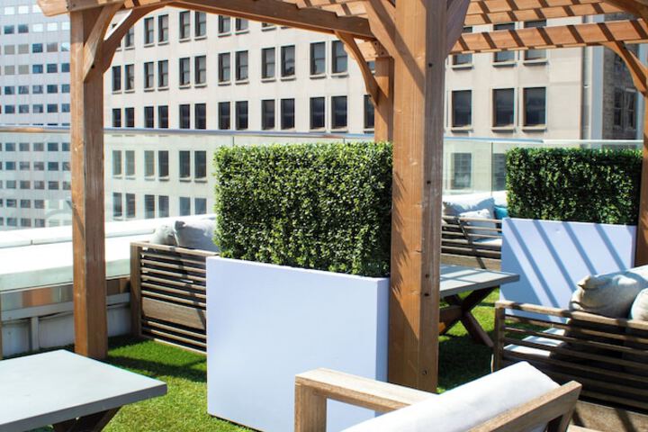 Rooftop terrace