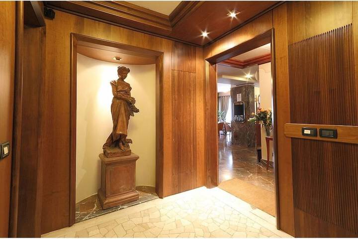 Interior entrance