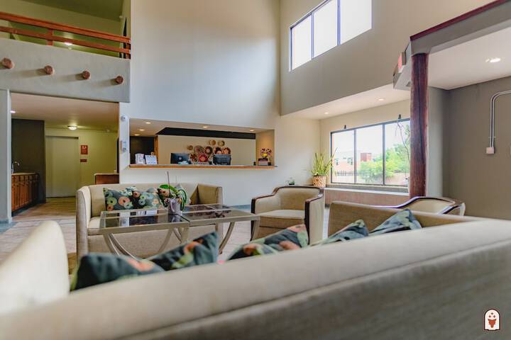 Lobby sitting area