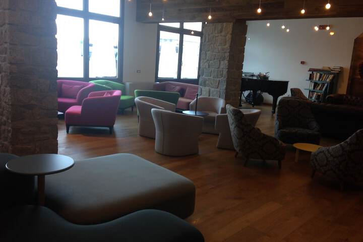 Lobby sitting area