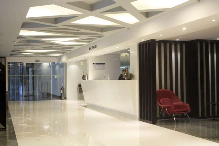 Interior entrance