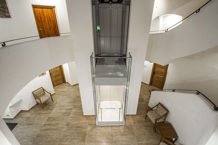 Interior entrance