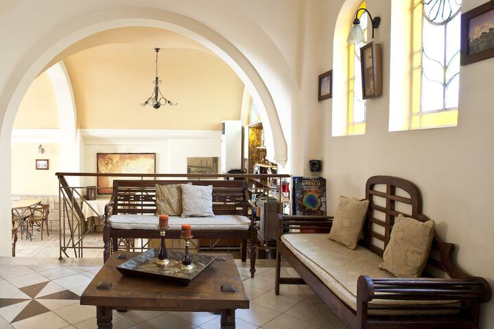 Lobby sitting area