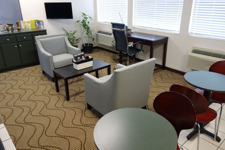 Lobby sitting area