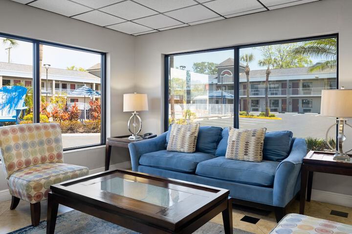 Lobby sitting area