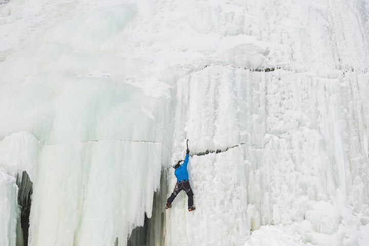 Outdoor rock climbing