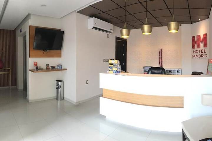 Interior entrance
