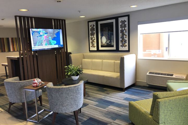 Lobby sitting area