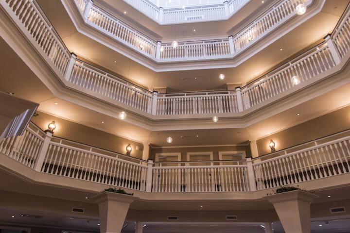 Interior entrance