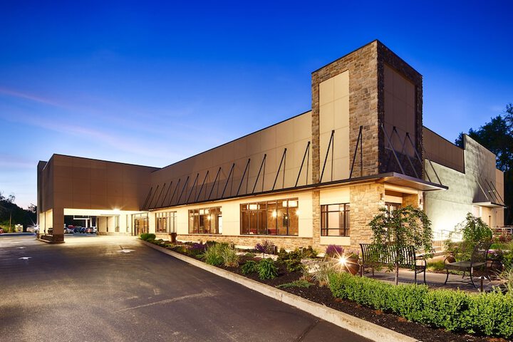 Front of property - evening/night