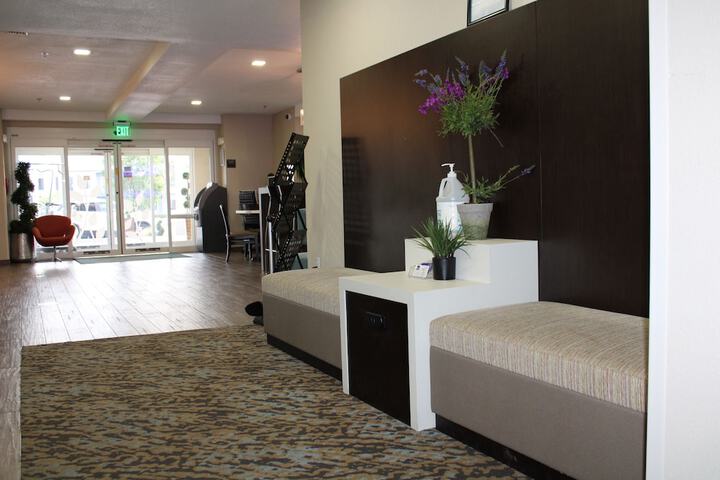 Lobby sitting area
