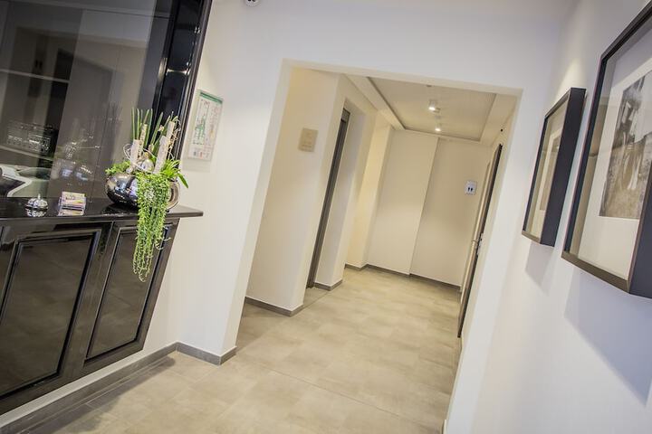 Interior entrance