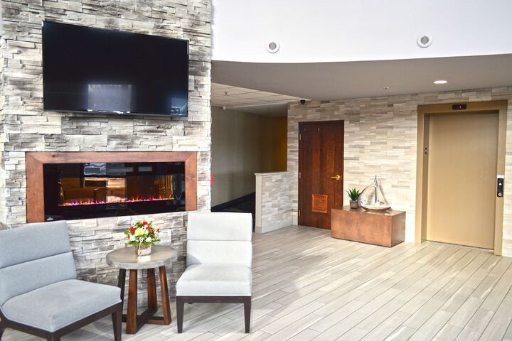 Lobby sitting area