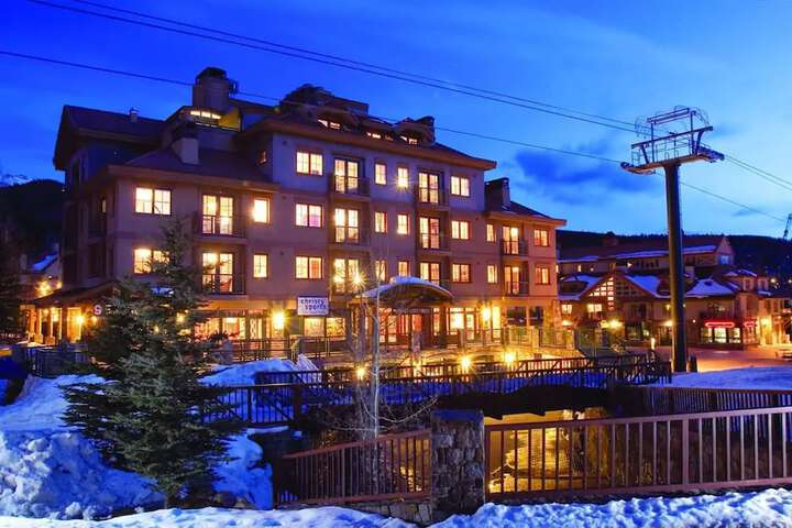 Front of property - evening/night