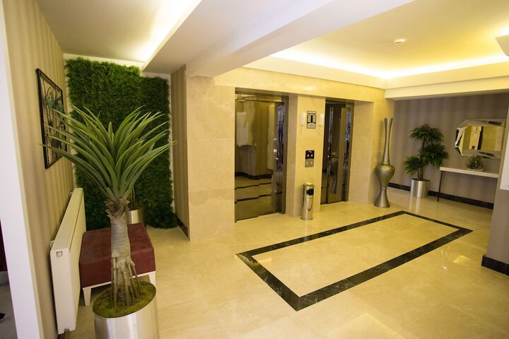 Interior entrance