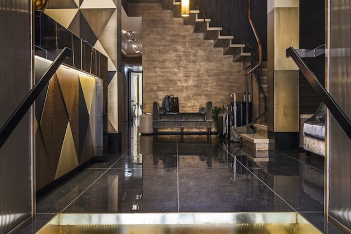 Interior entrance