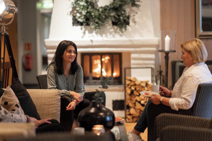 Lobby sitting area