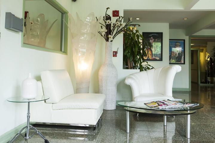 Lobby sitting area