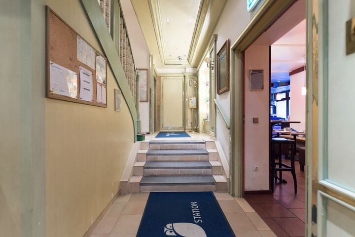 Interior entrance