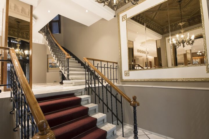 Interior entrance