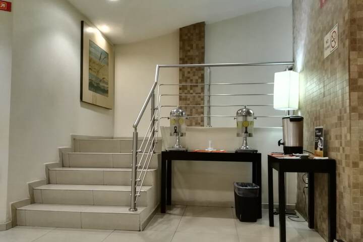 Interior entrance