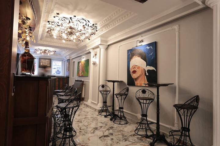 Interior entrance