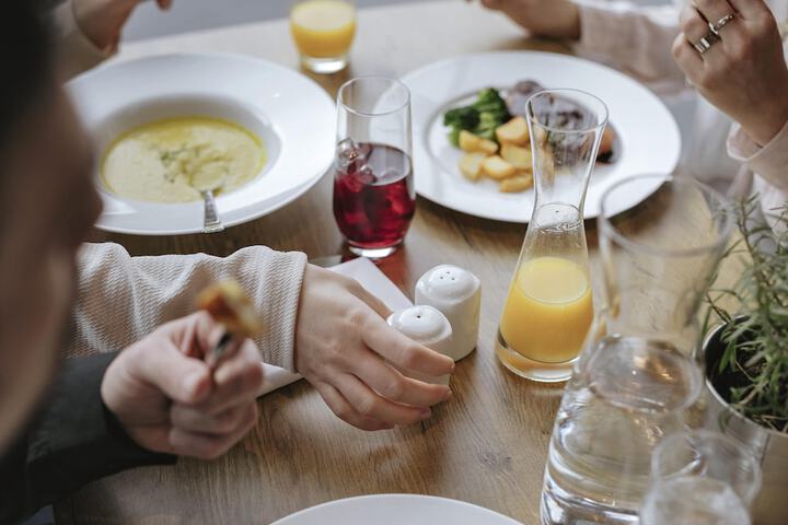 Breakfast area