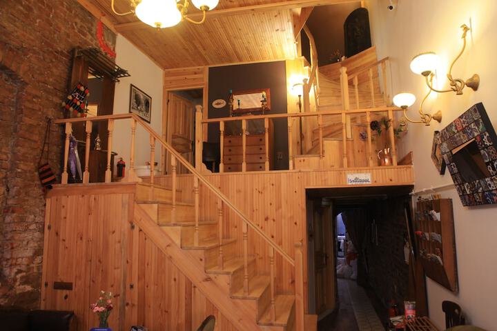 Interior entrance