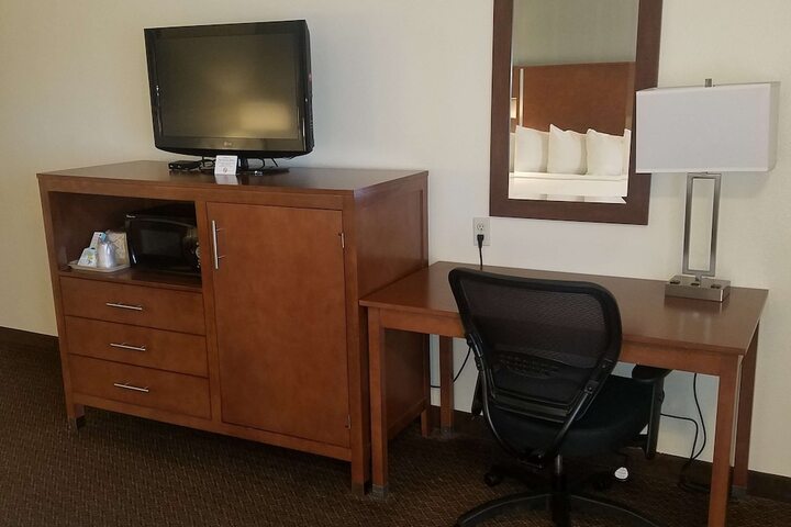 1 King Bed Flat Screen Television Microwave and Refrigerator High Speed Internet Accessible Continental Breakfast (15 of 20)