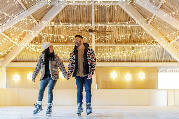 Ice skating