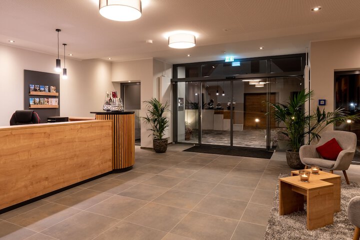 Interior entrance
